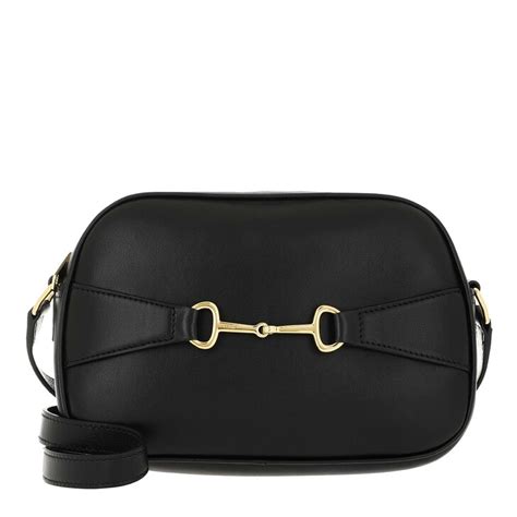 Celine Crecy Shiny Camera Bag, Black 